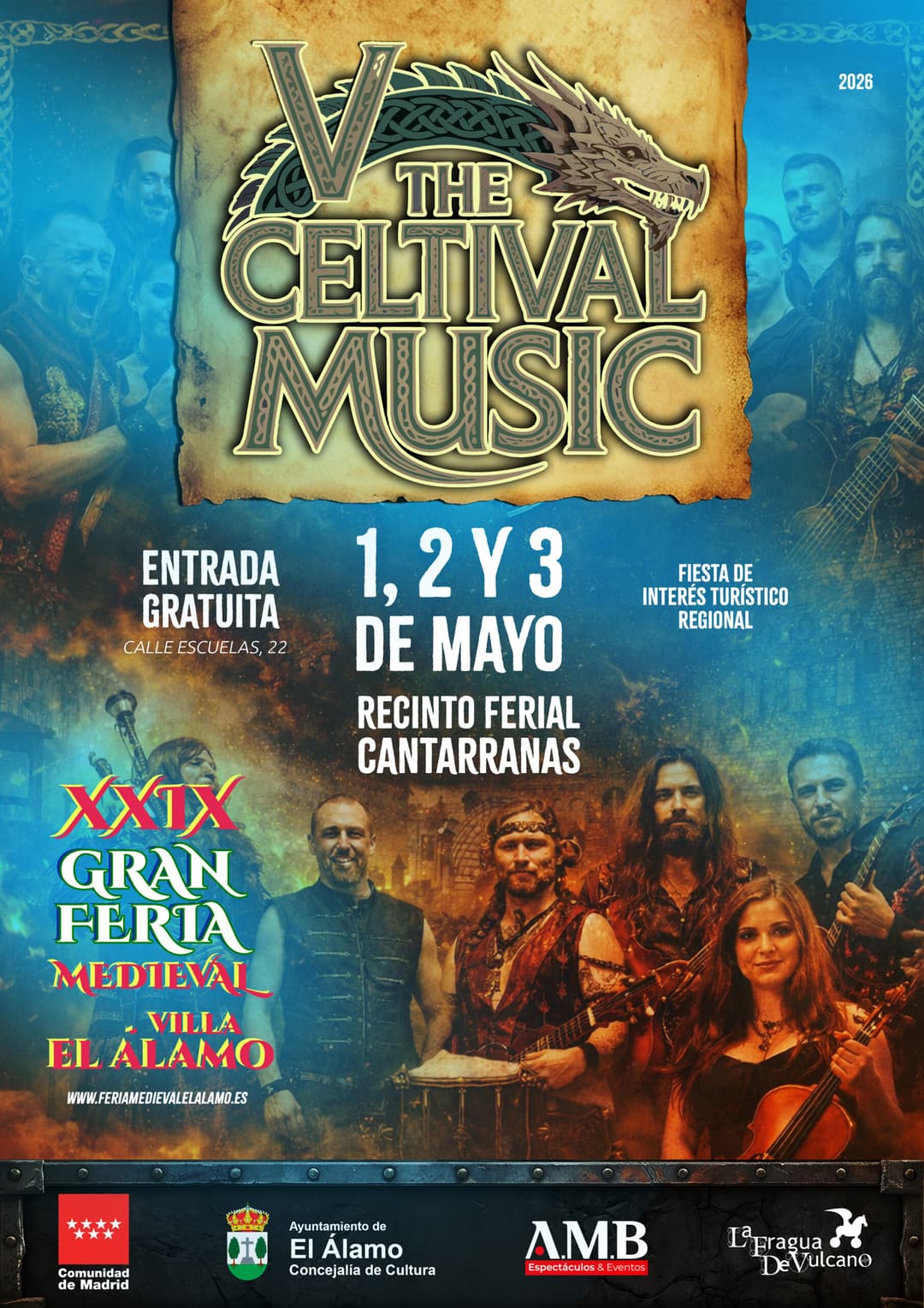 Cartel oficial de The Celtival Music 2026